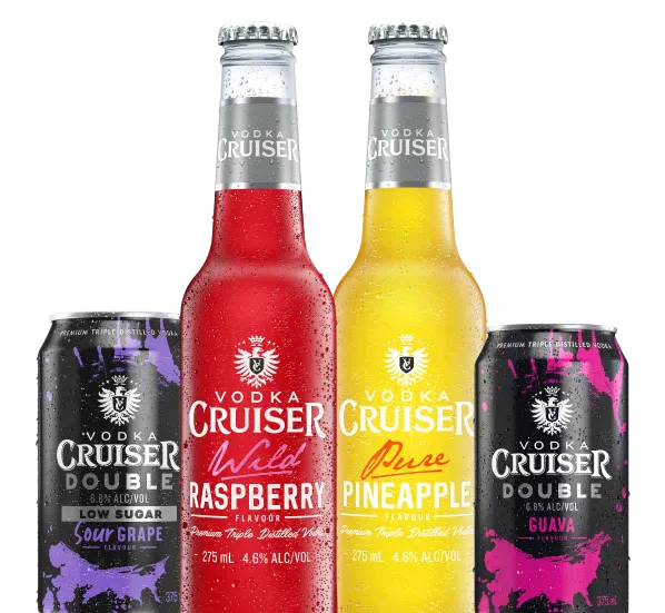 Vodka Cruiser Hallowwen Aura Bottles